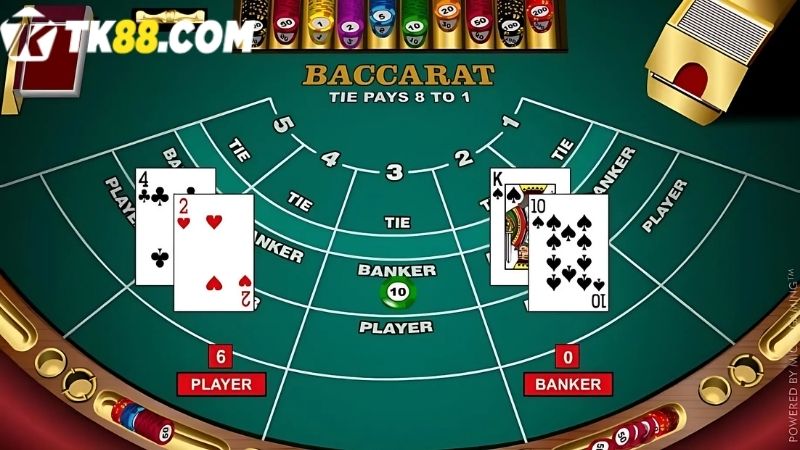 ưu điểm Baccarat online TK88