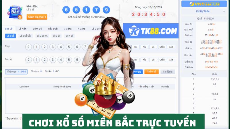 Chơi xổ số miền Bắc trực tuyến linh hoạt 