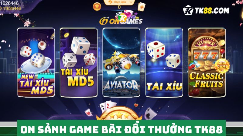 ON game bài đối tác uy tín tại TK88 