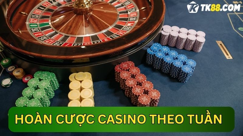 Ưu đãi hoàn thua tuần khi chơi Casino 